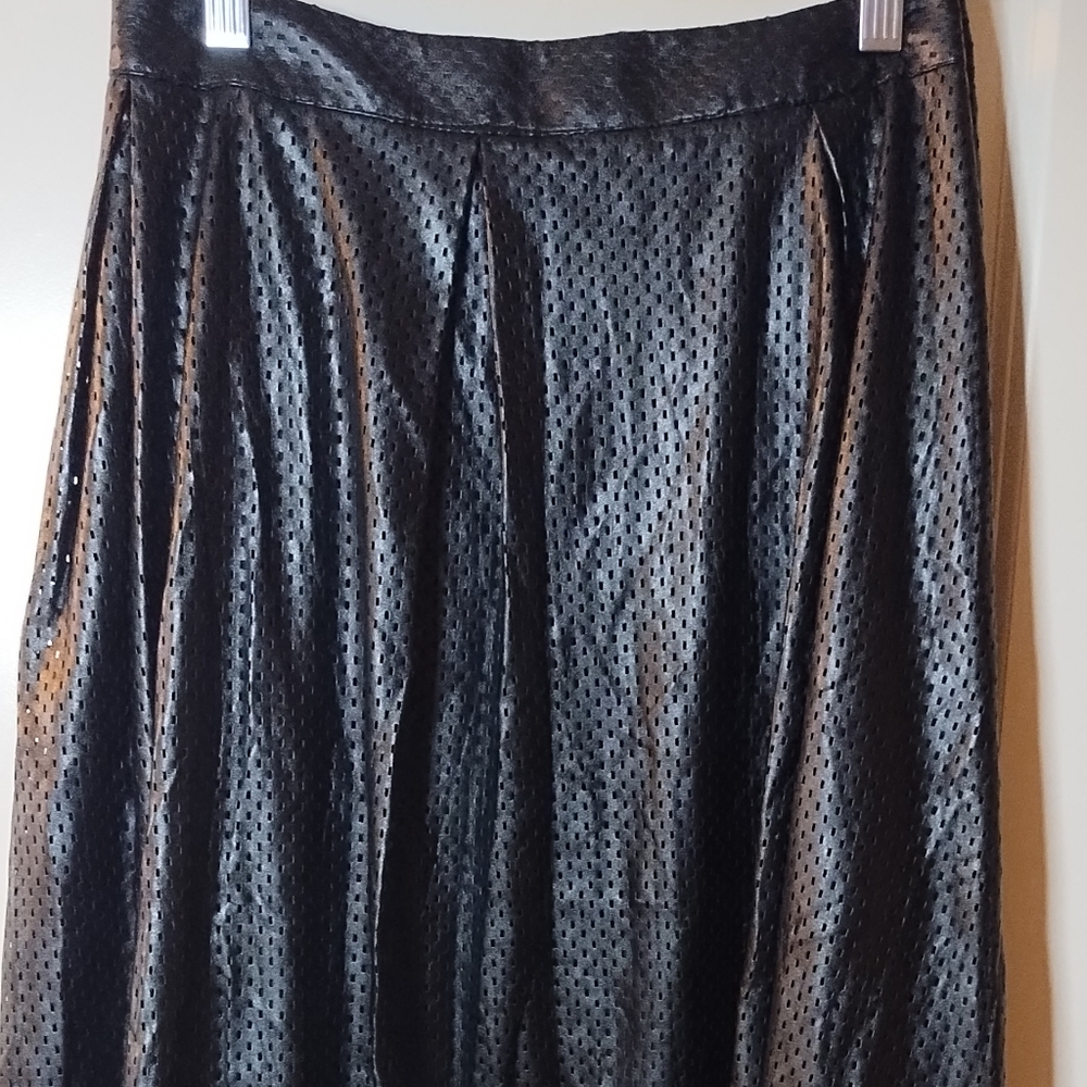 NWOT Let's Talk ICONIC Wendy Williams Faux Leather Skirt